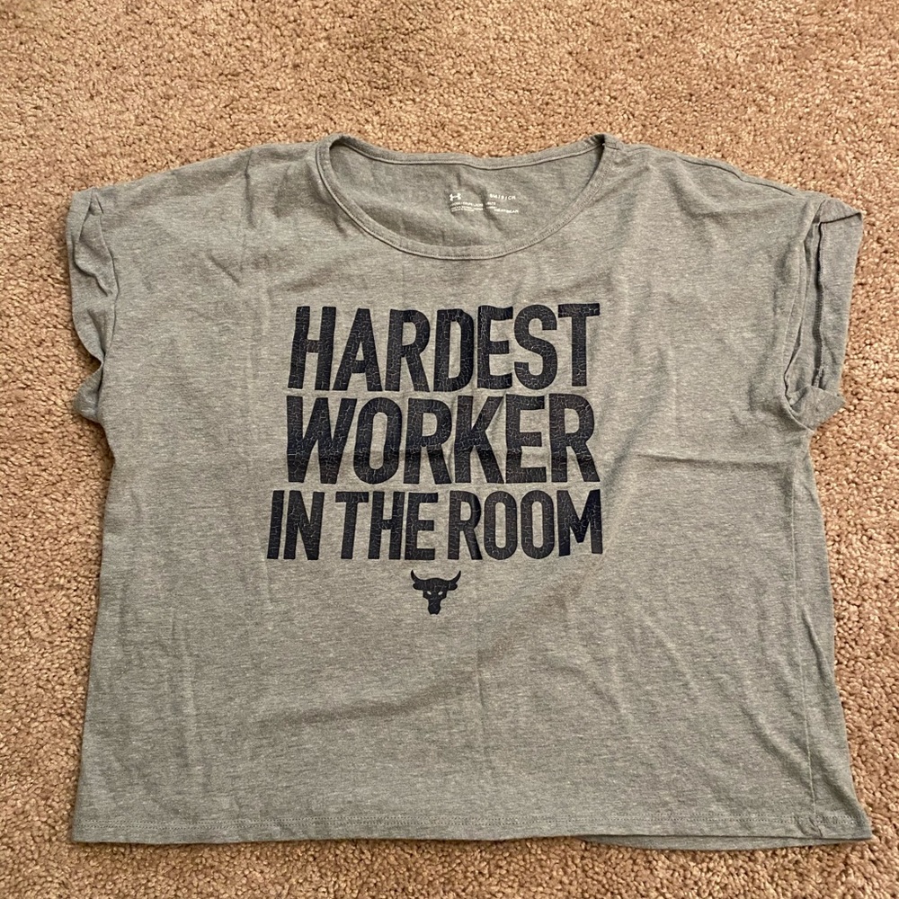 Size Small Under Armour “Rock Series” crop